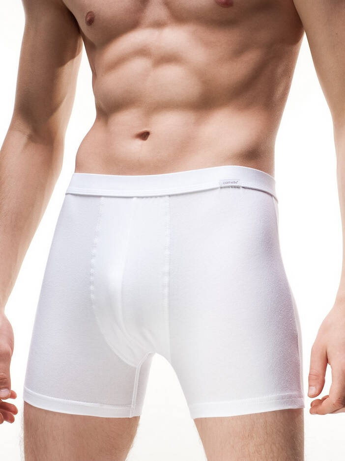 Gładkie Klasyczne Bokserki Męskie Authentic Perfect | Cornette | AU 220/01 | Białe