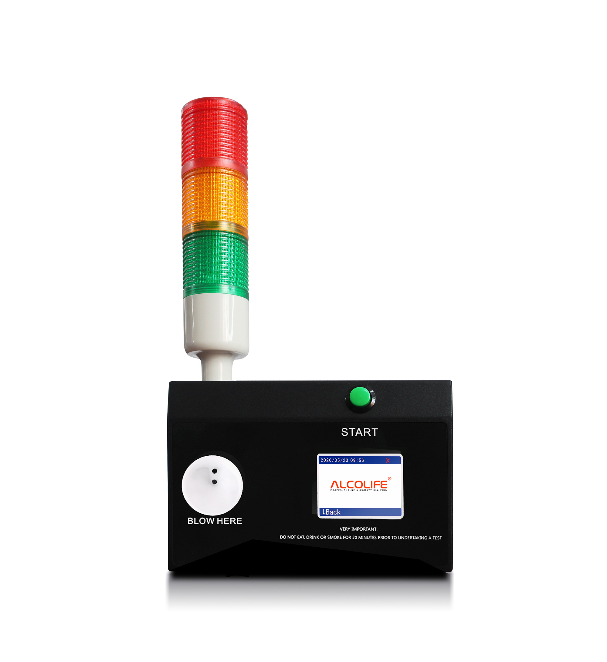 Alkomat Stacjonarny Alcolife F10 Lite - Alkomat Elektrochemiczny Bezustnikowy - Alkopomiar.pl - Alkopomiar.pl