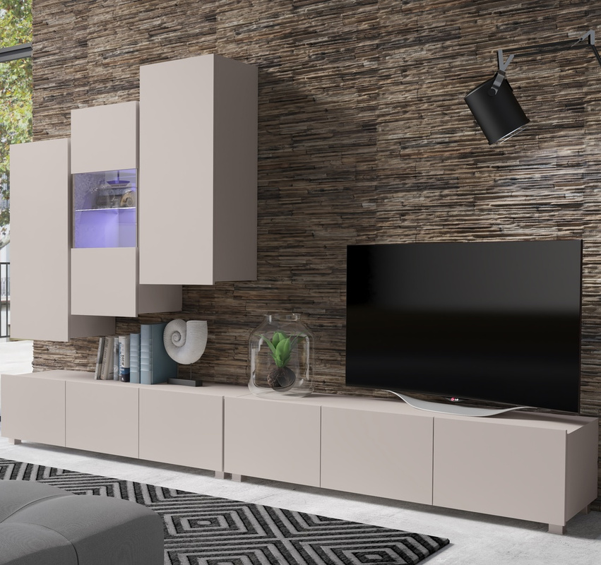 Nowoczesna meblościanka do salonu kaszmir MODERN 17
