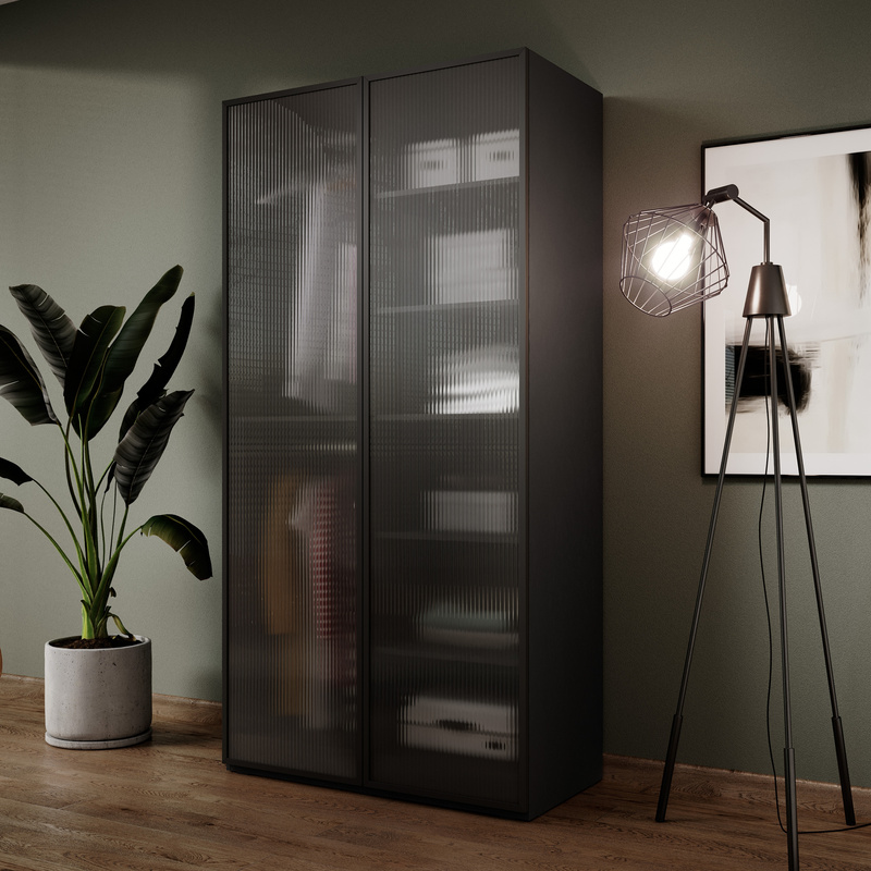 Nowoczesna szafa modułowa dwudrzwiowa 101 cm SIGMA