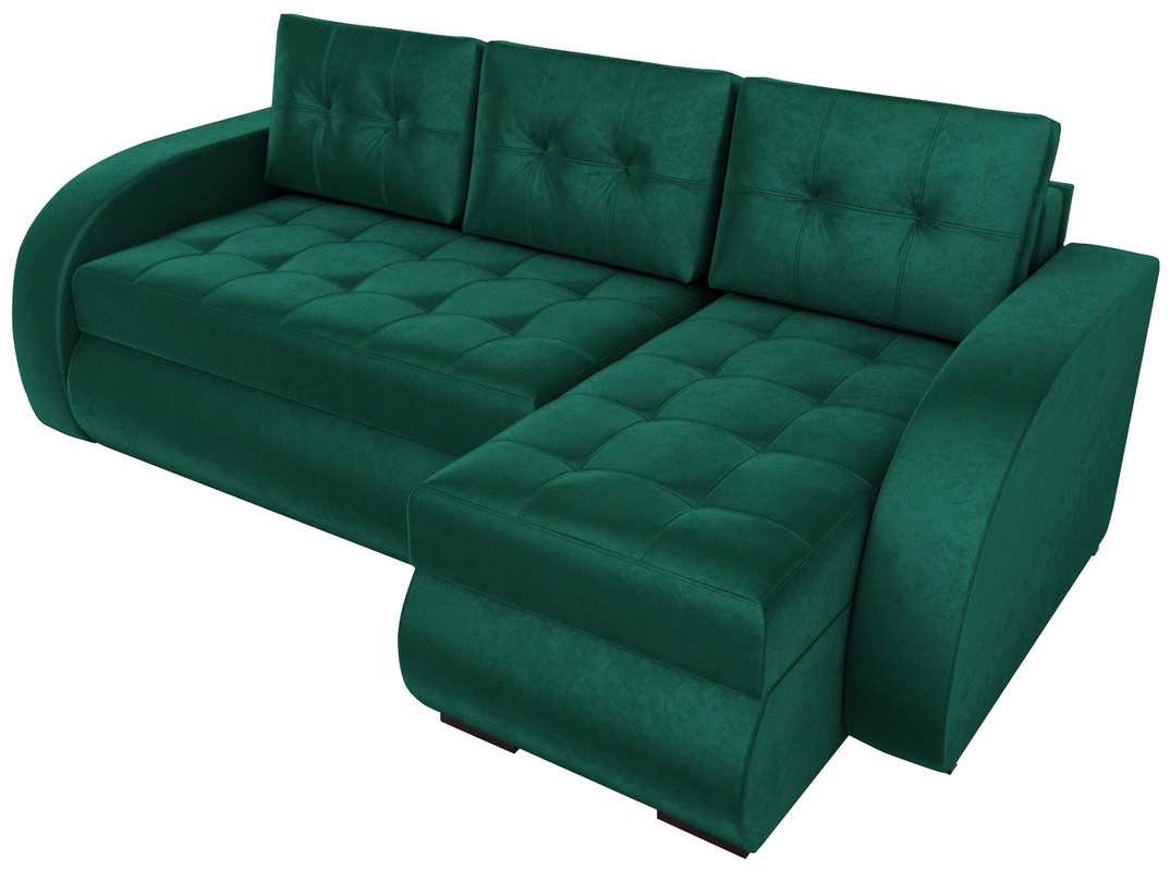 Narożnik z funkcją spania i pojemnikiem na pościel BERGEN