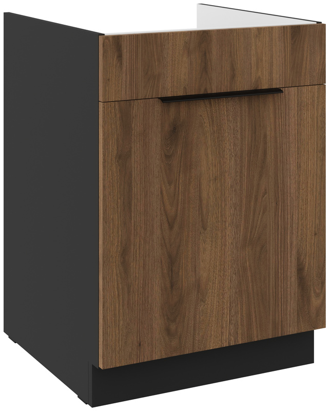 Kuchenna szafka pod zlewozmywak 60 cm MARGARET orzech okapi