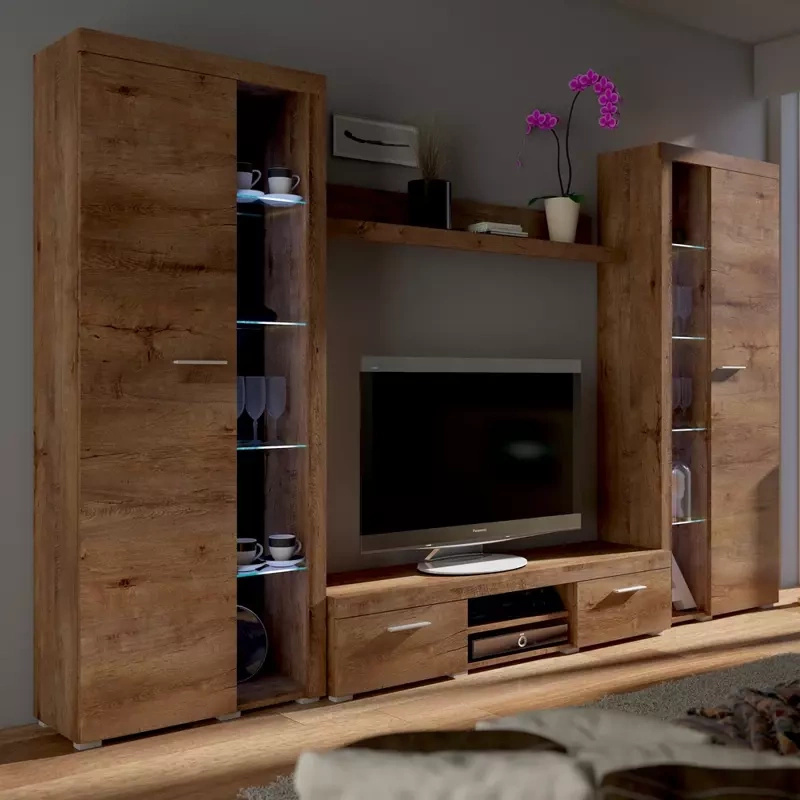 Nowoczesne meble do salonu Dąb Lefkas SAMBA BIG