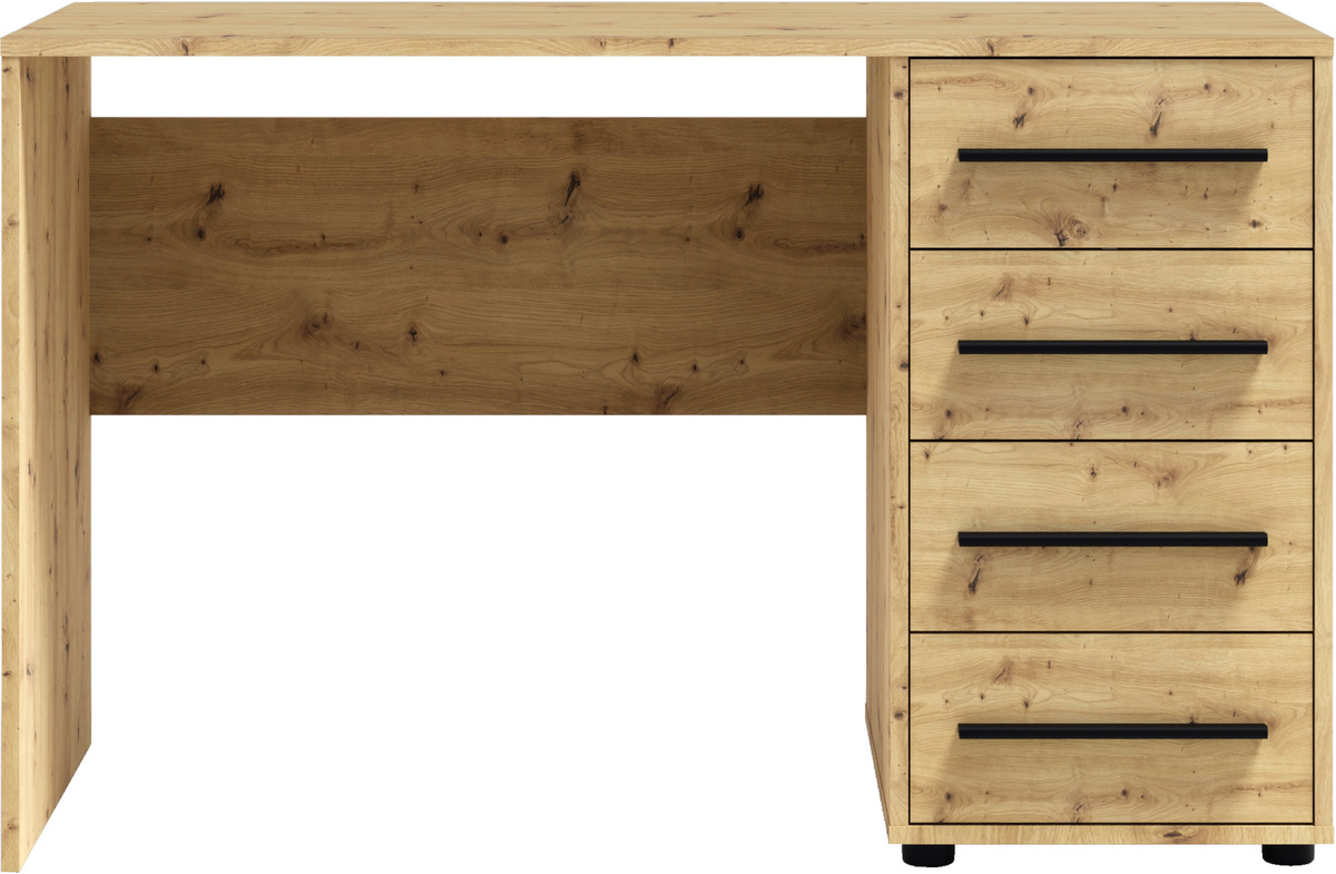 Biurko młodzieżowe 120x60 cm dąb artisan MAXIDO