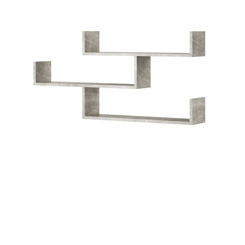 Półka wisząca beton TROIS 03