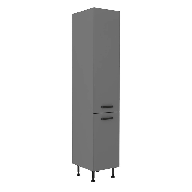 Wysoka szafka kuchenna 40 cm NEPO antracyt