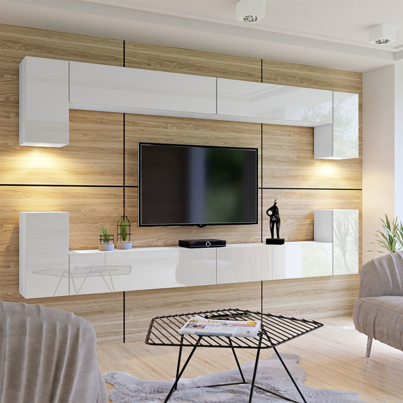 Meble do salonu biały połysk PREMIUM