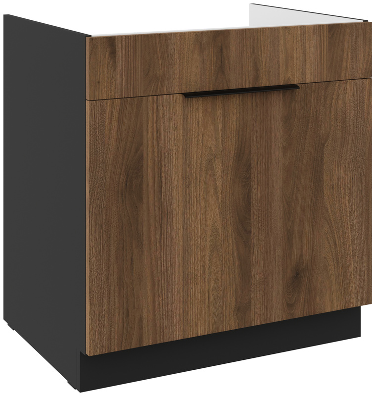 Kuchenna szafka pod zlewozmywak 80 cm MARGARET orzech okapi