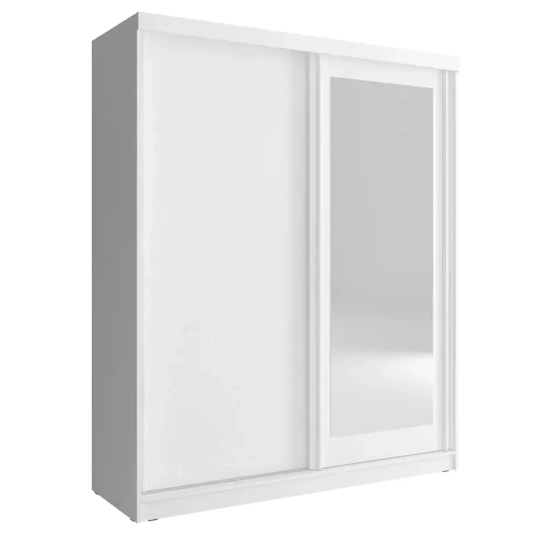 Biała szafa przesuwna 200 cm ALONA