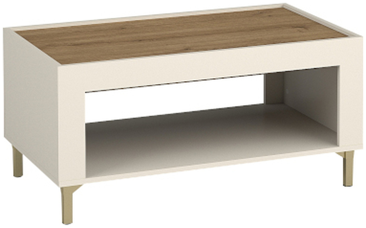 Nowoczesny stolik kawowy do salonu 55x97 cm MISTY cashmere