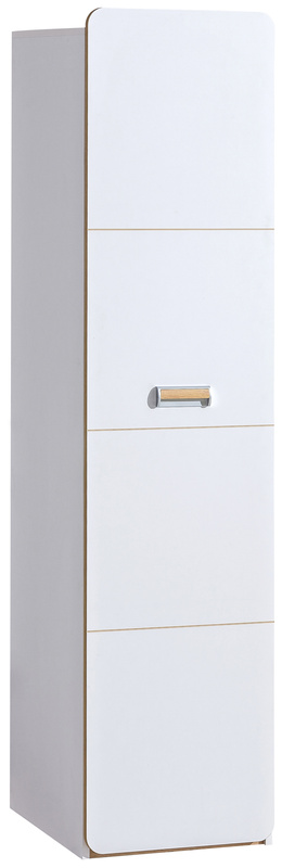 Nowoczesna szafa do pokoju dziecięcego 45 cm LUMINOUS biały