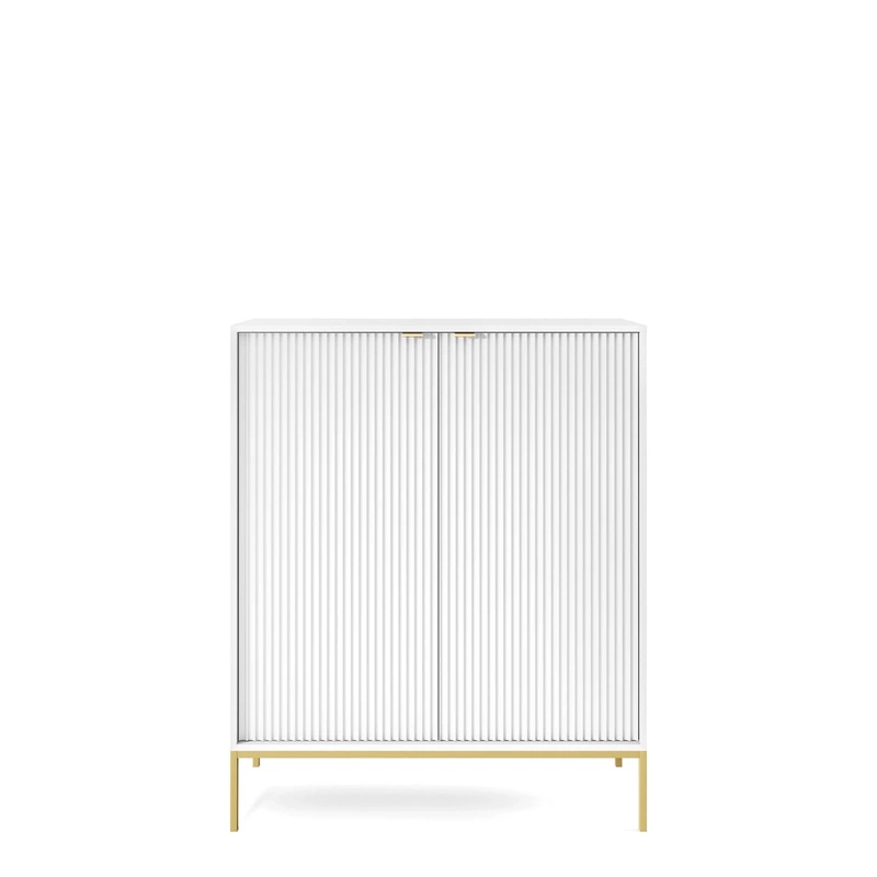 Komoda wysoka nowoczesna biała AVANTI