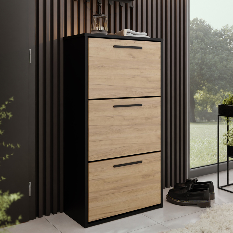Szafka na buty 59 cm do przedpokoju stojąca ANVER
