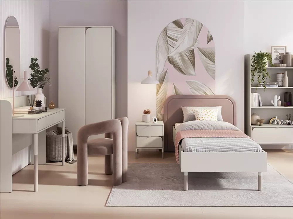 Nowoczesne meble do pokoju młodzieżowego z szafą HARMONY