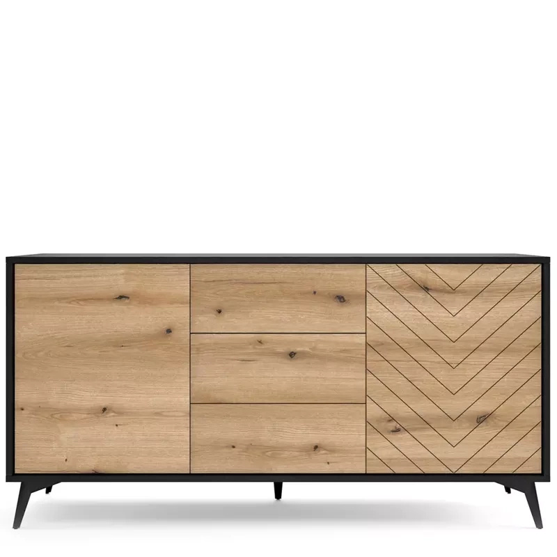 Duża komoda z motywem jodełki ALMAS