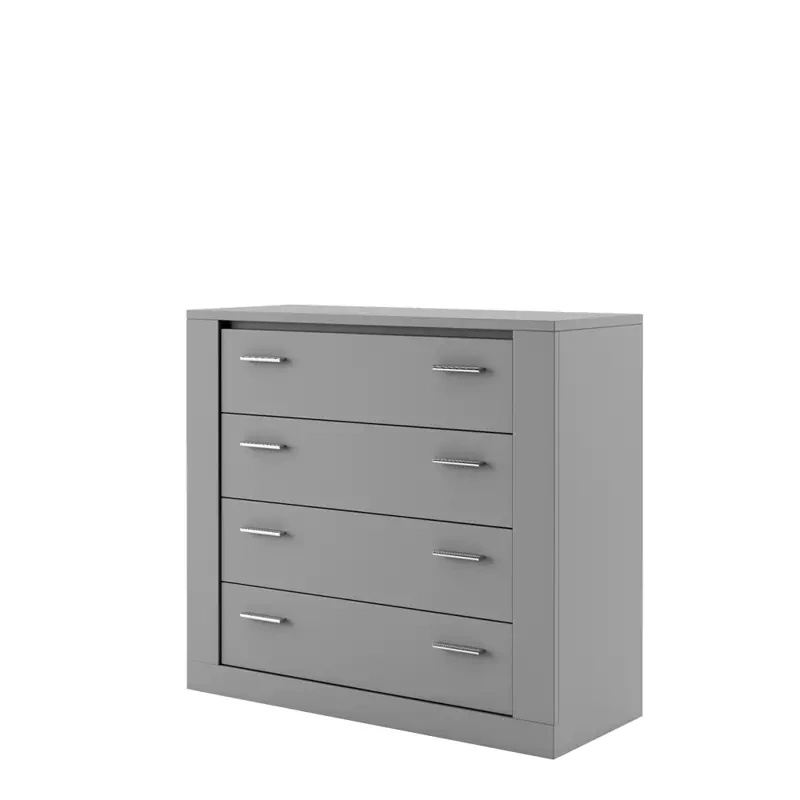 Szara komoda z szufladami do sypialni 100 cm IDEA