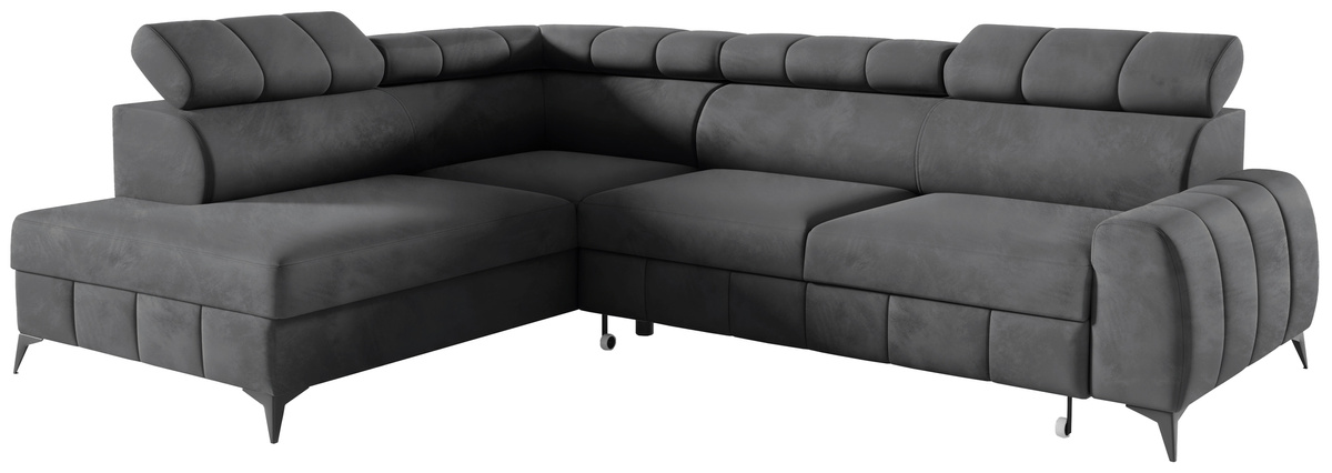 Nowoczesny narożnik rozkładany do salonu z funkcją spania SOFFO