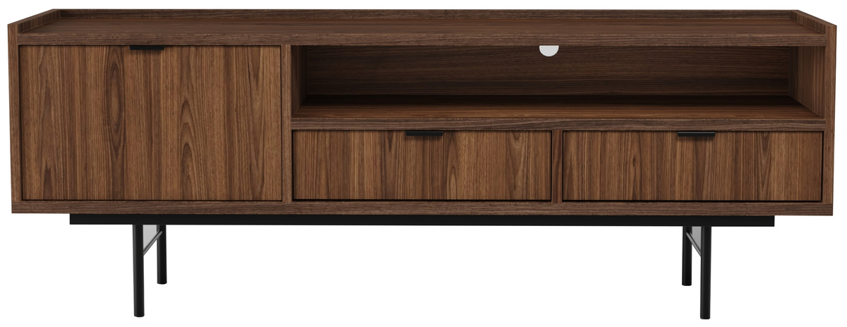 Szafka RTV 150 cm pod telewizor z szufladami ELVIO orzech warmia