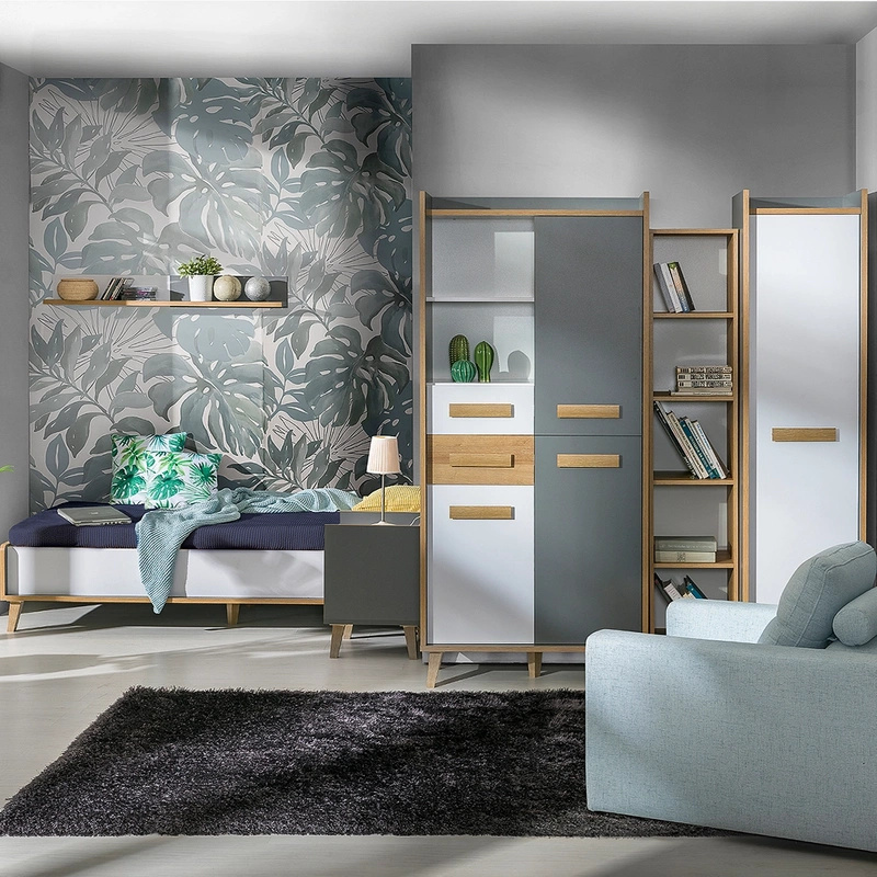 Nowoczesne meble do pokoju młodzieżowego z łóżkiem WARSAW