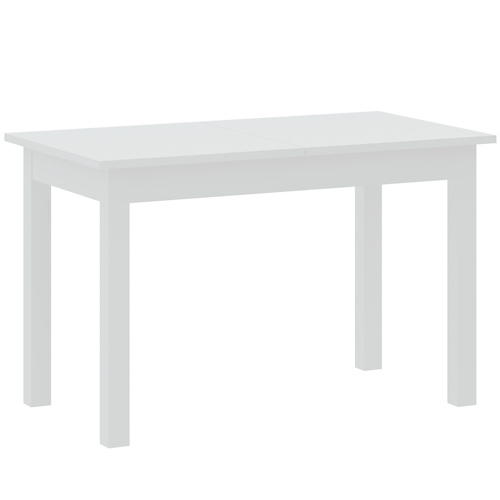 Mały stół rozkładany do jadalni NOSTE 120 cm biały