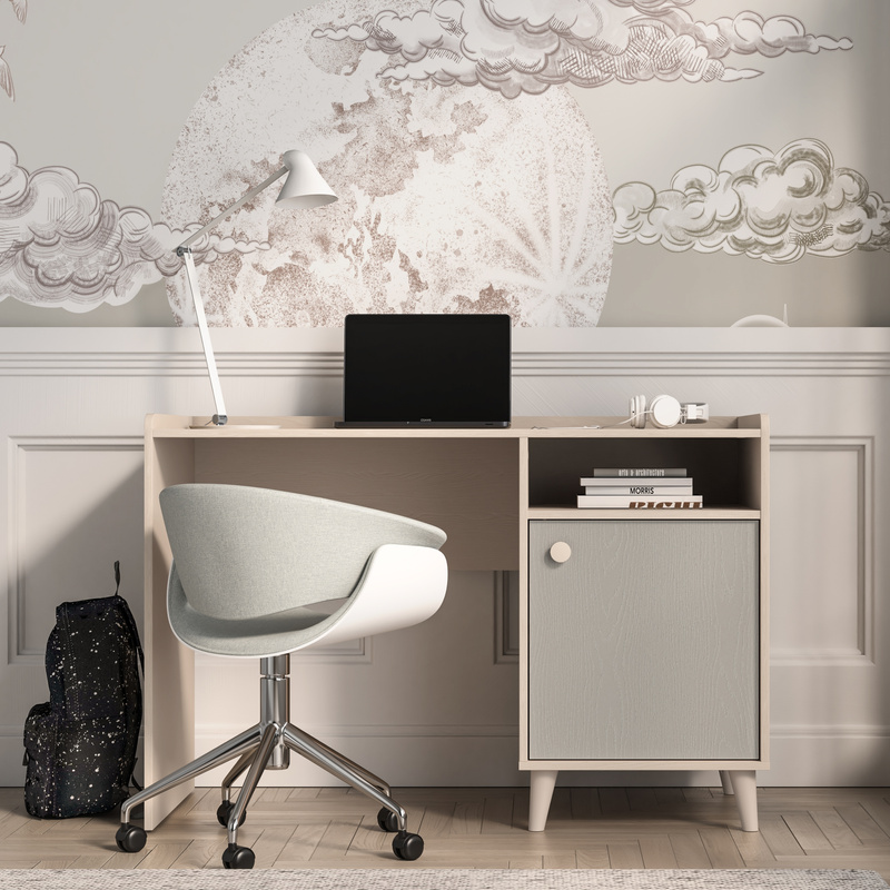 Biurko do pokoju młodzieżowego 120 cm komputerowe MERLO