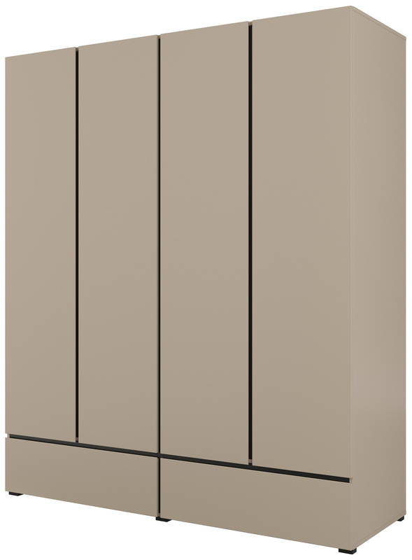 Nowoczesna duża szafa uchylna do sypialni 180 cm CROSS