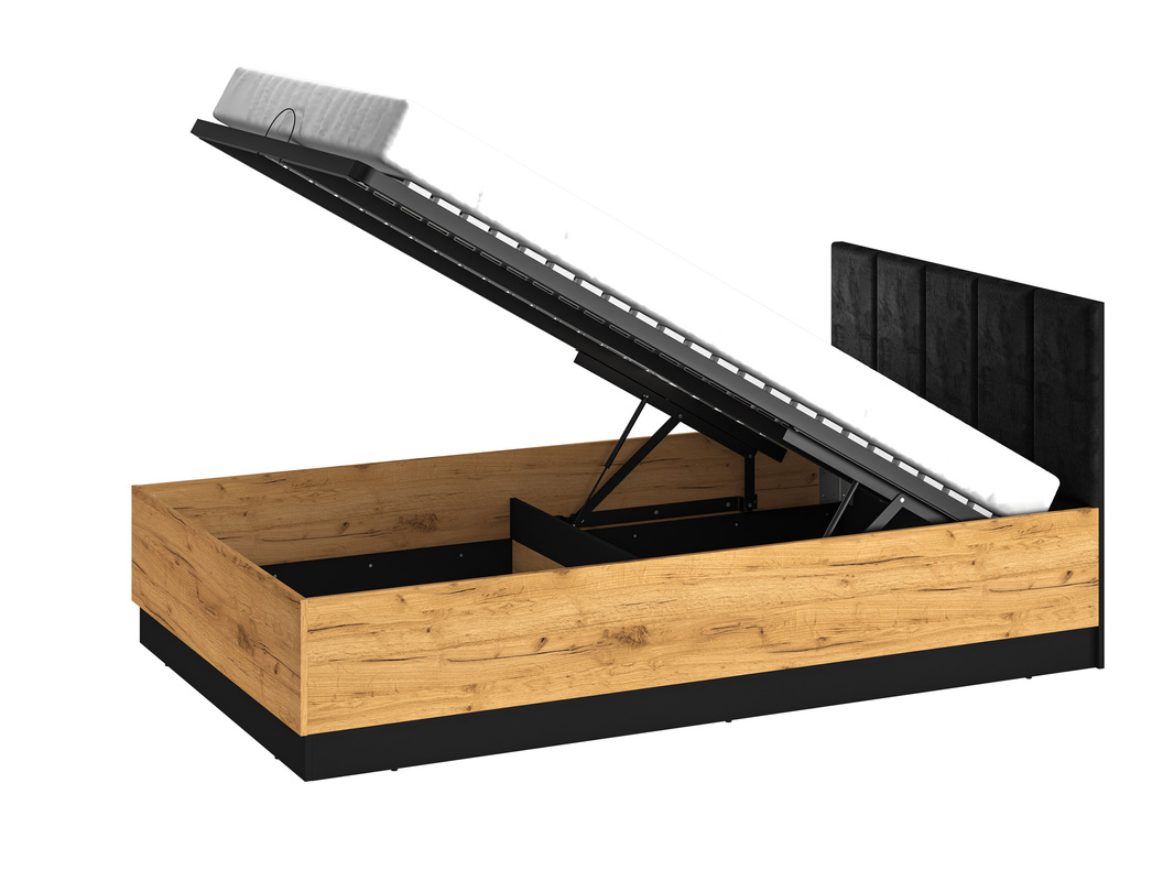 Łóżko młodzieżowe z podnoszonym stelażem listwowym COLT