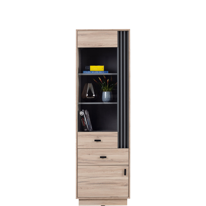 Nowoczesna witryna do salonu 60 cm AGRA