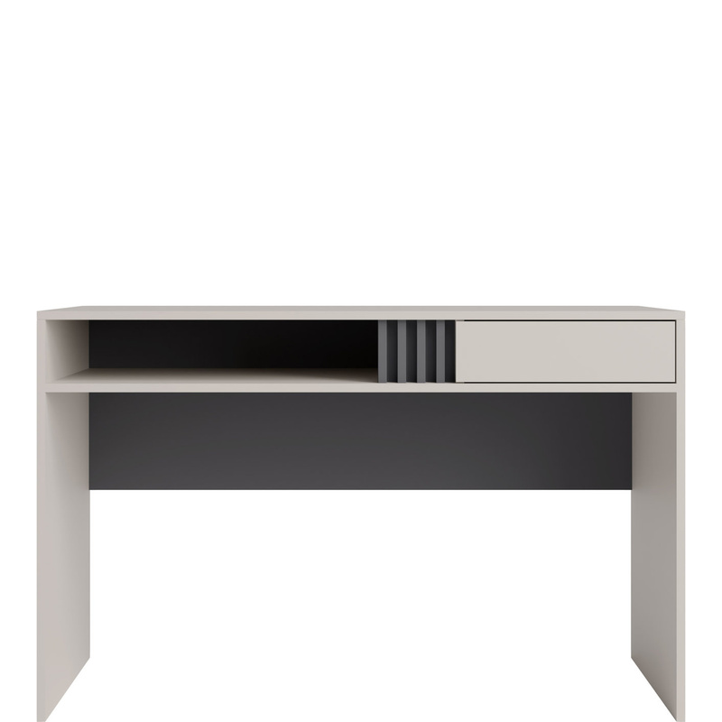 Nowoczesne biurko z szufladą 120 cm kaszmir AGRA