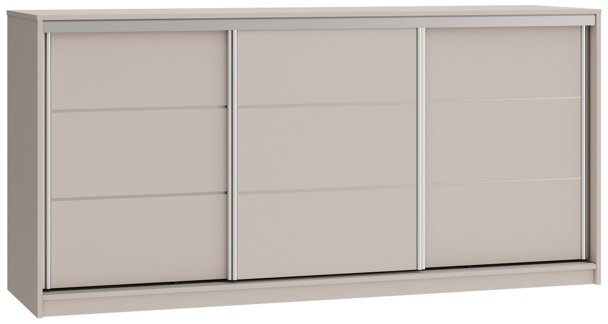 Beżowa nowoczesna komoda 200 cm z szufladami do sypialni TOP