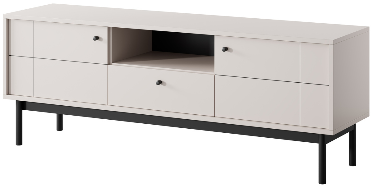 Szafka RTV pod telewizor 153 cm z szufladą JUVA kaszmir