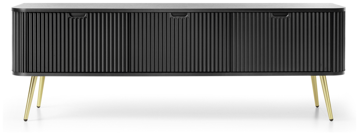 Szafka RTV 168 cm pod telewizor do salonu ZENIT frezowana