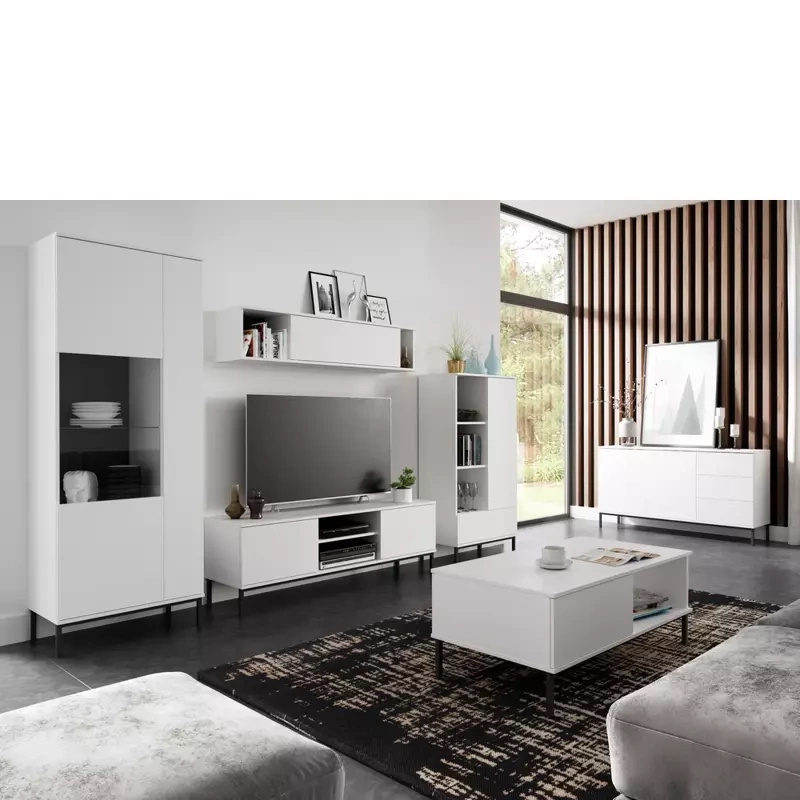 Meble loftowe do salonu QUARTE Białe