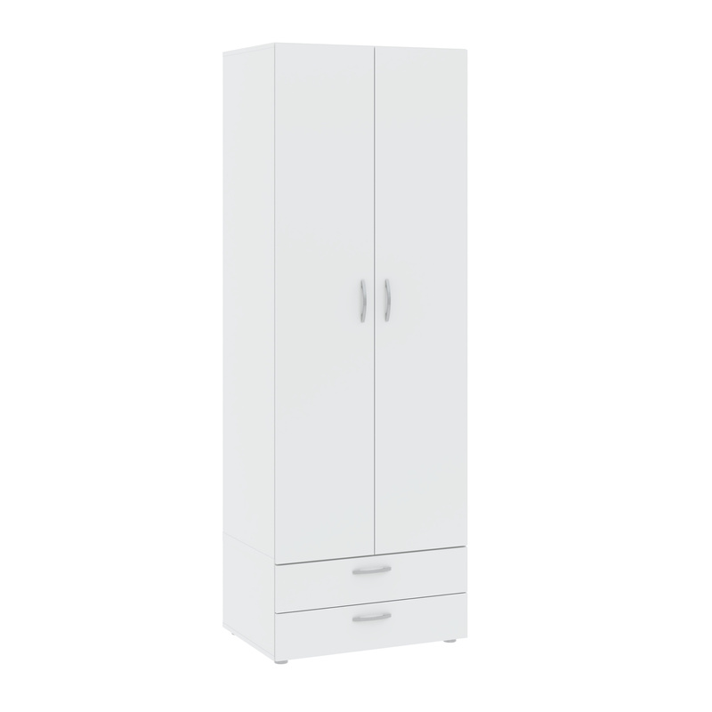 Szafa modułowa do sypialni dwudrzwiowa BARENA biała