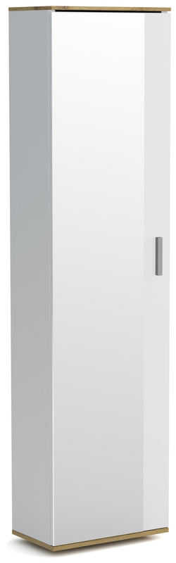 Wąska szafa do przedpokoju z lustrem 50 cm JOVITA