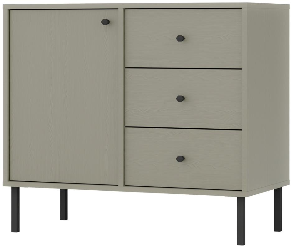 Komoda z drzwiami i szufladami 84 cm TOKEN