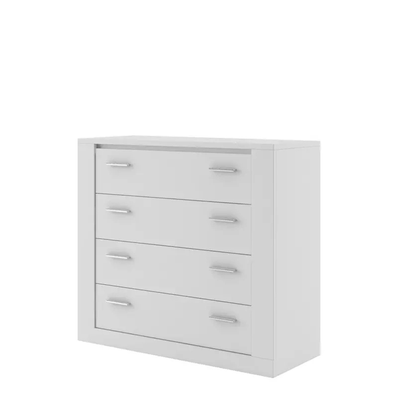 Biała komoda z szufladami do sypialni 100 cm IDEA