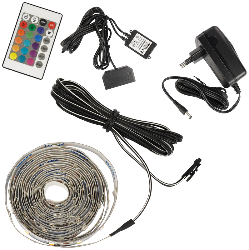 Taśma LED RGB 300 cm 230V do podświetlania szaf