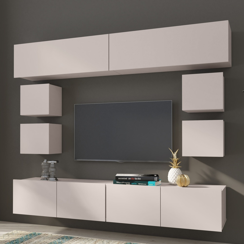 Meblościanka RTV do pokoju salonu kaszmir MODERN 16