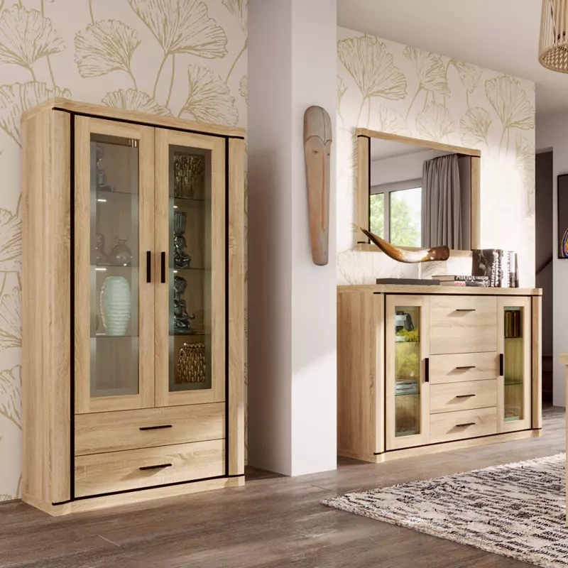 Meblościanka do salonu nowoczesna DENEA