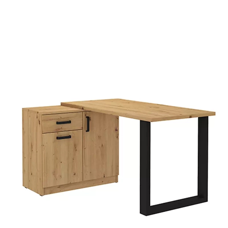 Biurko narożne dąb artisan MULL