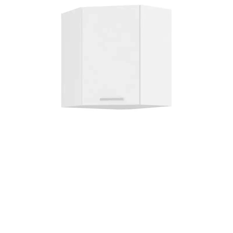 Narożna szafka wisząca biały mat 58x58 cm SNOW