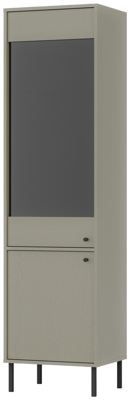 Nowoczesna witryna przeszklona do salonu 52 cm TOKEN