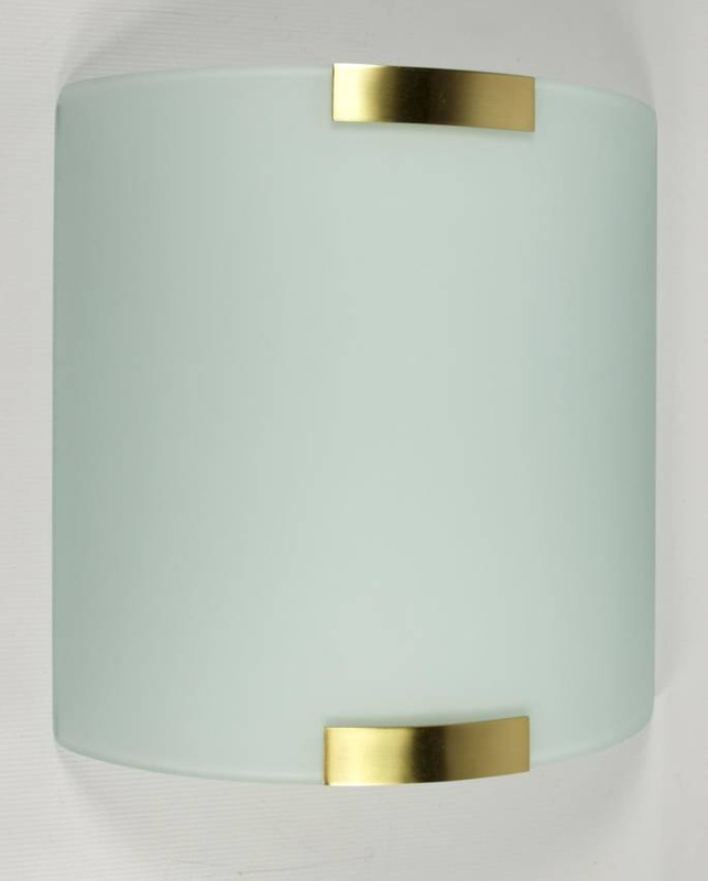 Kinkiet ścienny do salonu 1-punktowy Hektor mosiądz mat