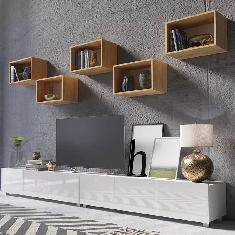 Meblościanka biały połysk MODERN 32