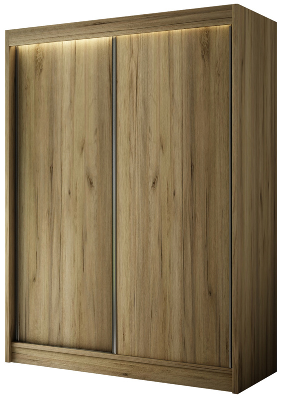 Dwudrzwiowa szafa przesuwna do sypialni 150 cm BRANDON