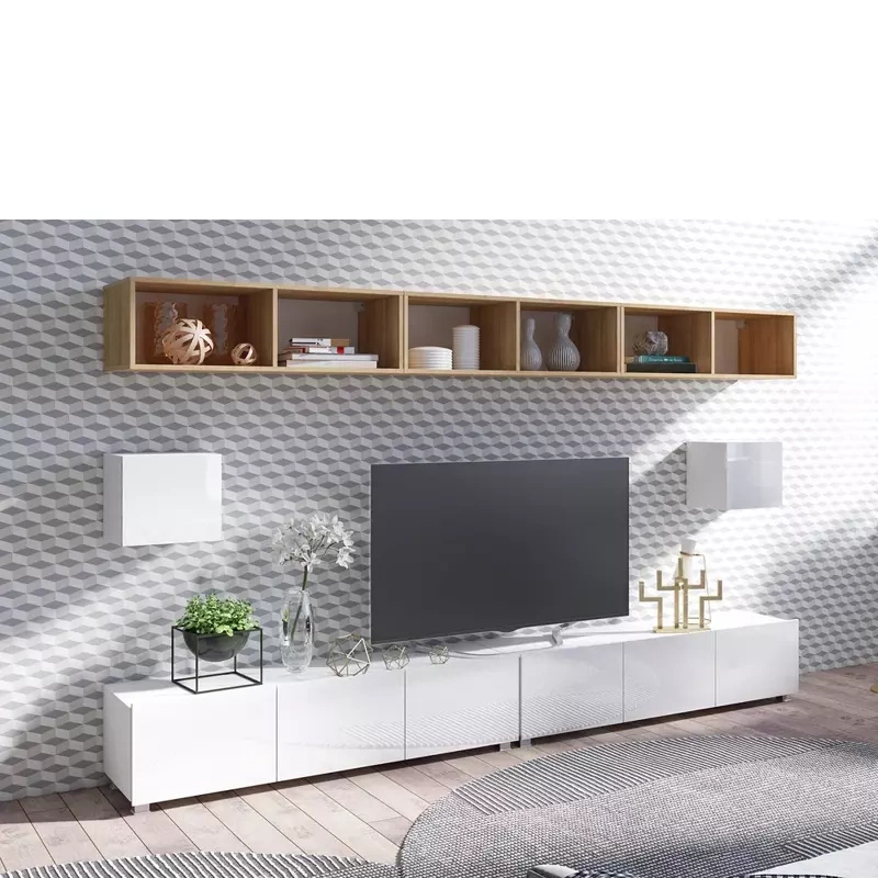 Meblościanka biały połysk MODERN 34