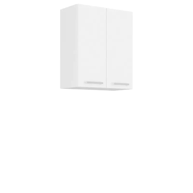 Dwudrzwiowa szafka wisząca biały mat 60 cm SNOW