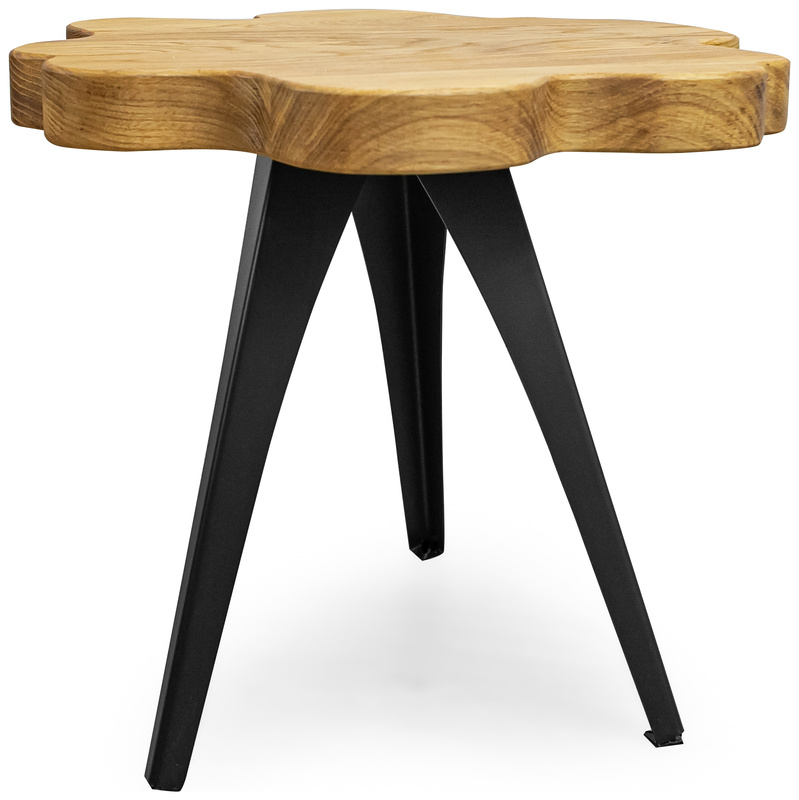 Stolik kawowy dębowy CLOVER olejowane drewno dębowe