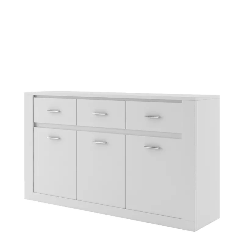 Pojemna komoda 160 cm drzwi szuflady półki IDEA